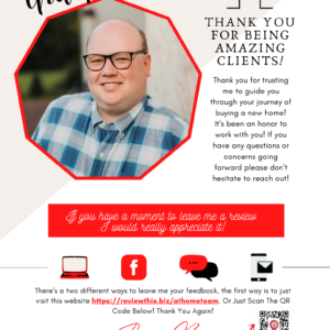 Thank You Card - Request For Review - Template