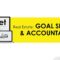 Goal setting & Accountability for the fall market