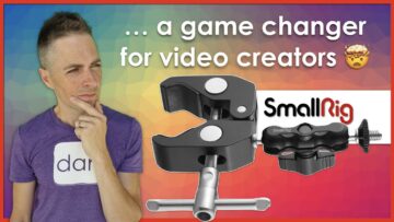 If you do Zoom calls or create video content, YOU NEED THIS! (SmallRig Camera Accessories)